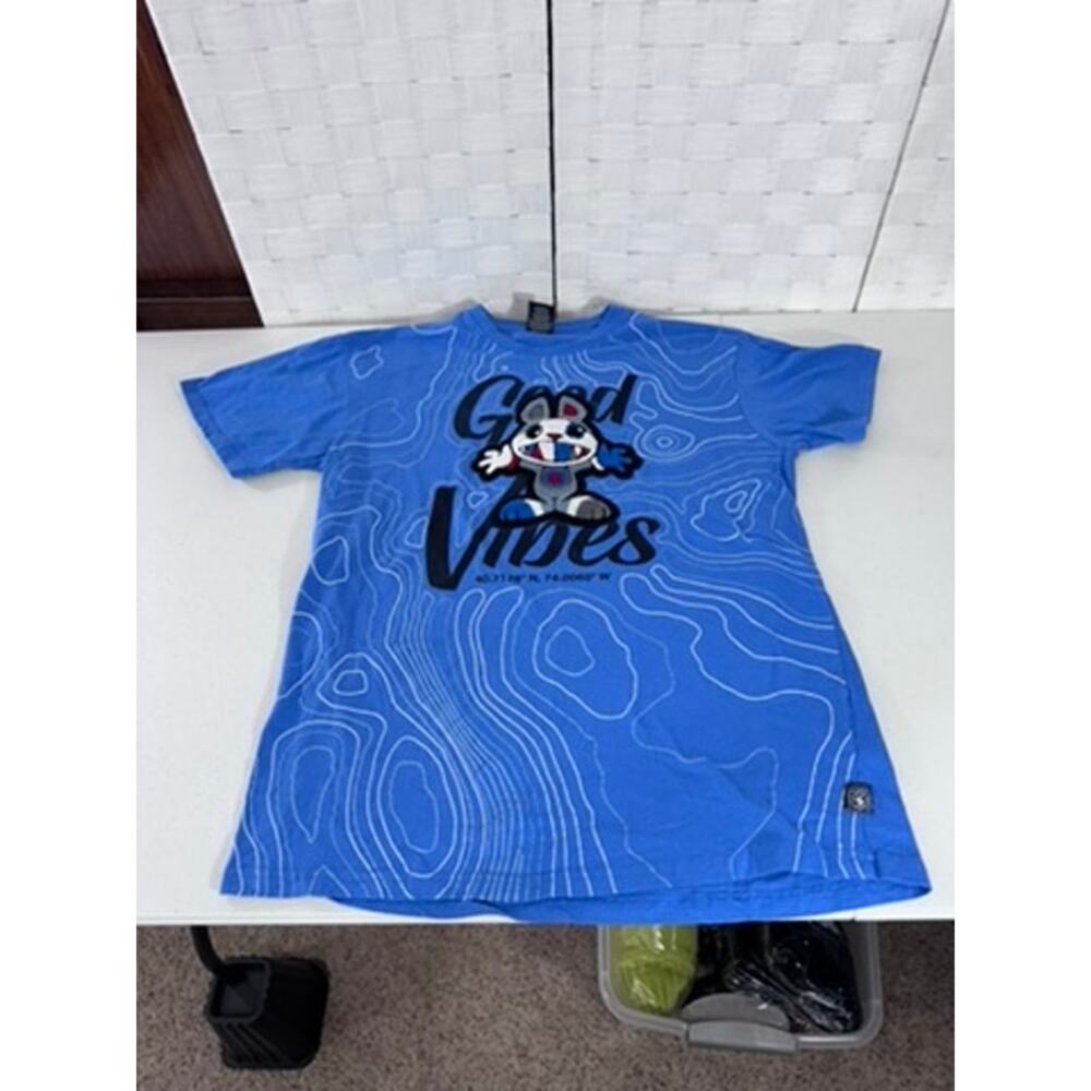 "SOUTHPOLE" Good Vibes‎ T-Shirt,Vintage, Y2K, Street Wear, 3-D Bunny, Hip Hop